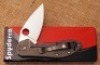 Spyderco Domino gray on black - 2