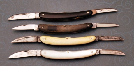 Quartet of Vintage Holley Wharncliffe Swell Center Swaybacks