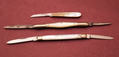 Trio of Vintage Holley Pearl Handle