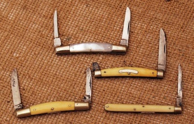 Four Vintage Holley Knives