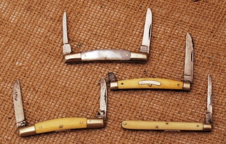 Four Vintage Holley Knives