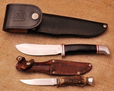 Two Fixed Blade Knives