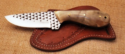 Bruce Bacon Horn handled Rasp knife