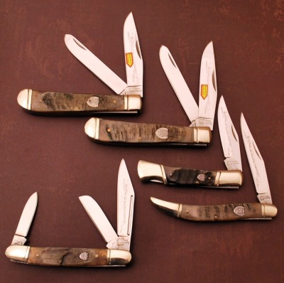 Group of Five Frost Knives