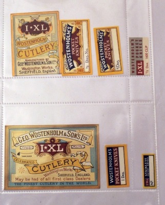Collection of George Wostenholm Box Labels - 2