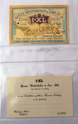 Collection of George Wostenholm Box Labels - 4