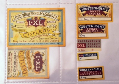 Collection of George Wostenholm Box Labels - 5