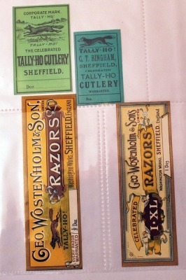 Collection of George Wostenholm Box Labels - 11