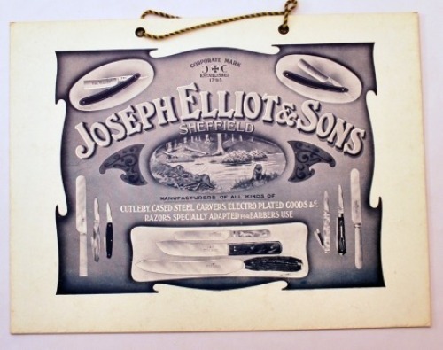 Joseph Elliot & Sons Advertising Sign