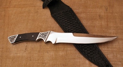 John Fuller engraved art knife - 2