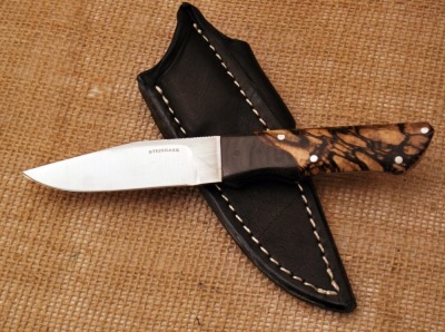 Tim Steinglass wood/micarta hunter