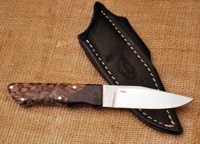 Tim Steinglass wood/micarta hunter - 2