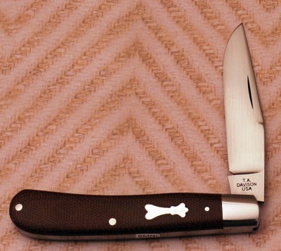 T. A. Davison Micarta folder