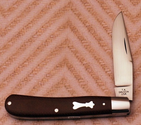 T. A. Davison Micarta folder