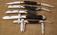 Five Queen Steel knives