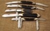 Five Queen Steel knives