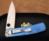 Spyderco Centofante Blue Titanium - 2