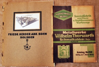 Two German hardware Catalogs