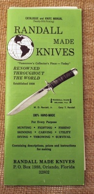 Randall Made Knives Catalog