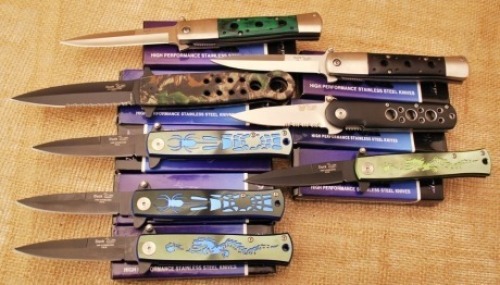 Eight Duck Assisted Open Knives