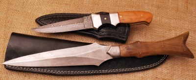 Two Damascus Blades