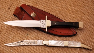 Case Dagger and Fight'n Rooster Toothpick