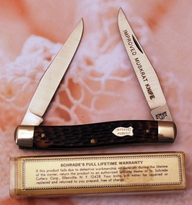 Schrade USA Improved Muskrat Knife