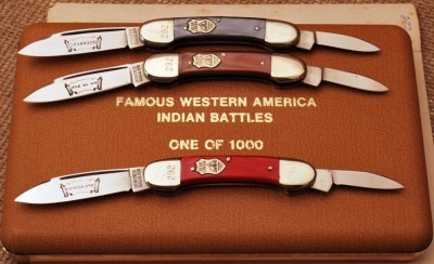 Taylor Cutlery Famous Western America Indian Battles Set