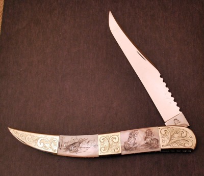 Fight'n Rooster Sheffield 9" Display Knife