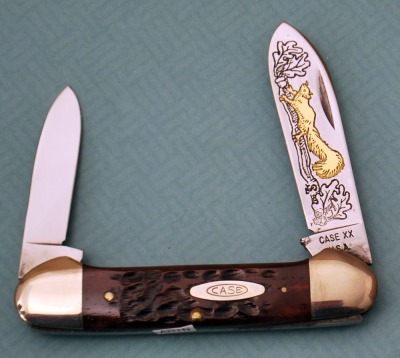 Shaw-Liebowitz Wildlife Case Canoe-Gold squirrel