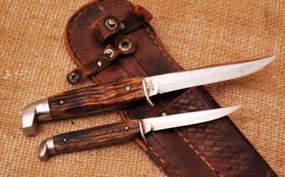 Queen City, twin set hunting knives