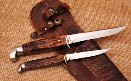 Queen City, twin set hunting knives