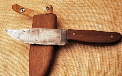 H.M. Tubbs Wooden Handle Hunter