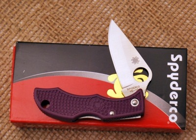 Spyderco Purple Ladybug