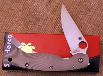 Spyderco Ti-Military Fluted