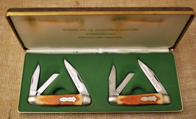 Pair of 70's Schrade Whittlers