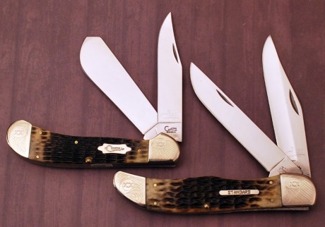 Pair of Bone handle Case Knives