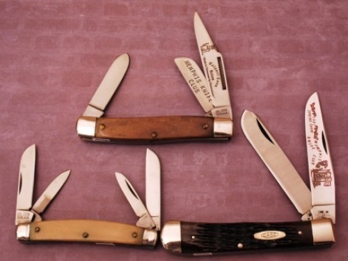 Three Memphis Knife Club knives