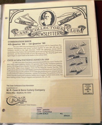 Important Collection Of Case Collector Club Newsletters - 14