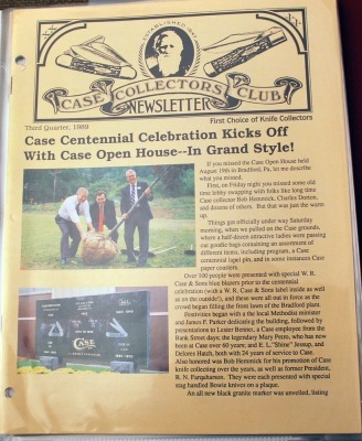 Important Collection Of Case Collector Club Newsletters - 15