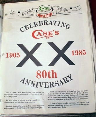 Important Collection Of Case Collector Club Newsletters - 23