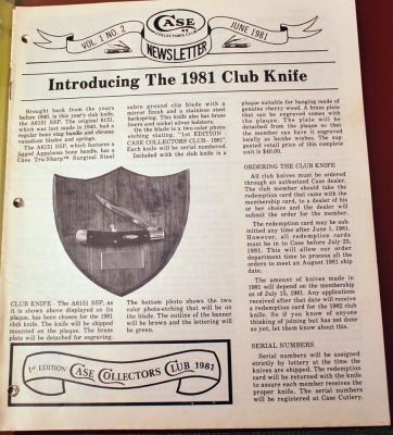 Important Collection Of Case Collector Club Newsletters - 32