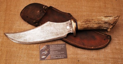 Large Crown Stag Bowie