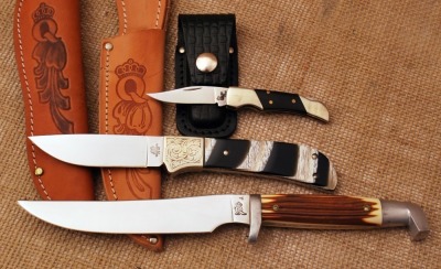 Three Queen Knives-Hunters & Folder