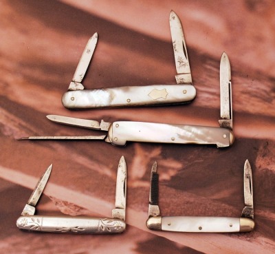 Four Keen Kutter Knives