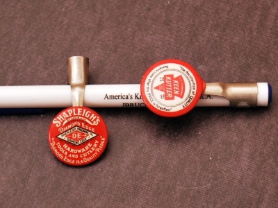 Two Advertising Pen Clips