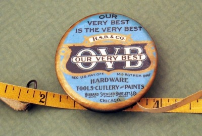 Rare Vintage HS&B OVB Tape Measure