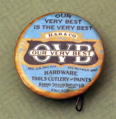 Rare Vintage HS&B OVB Tape Measure - 2