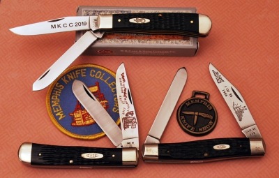 Three Case Memphis Club Knives