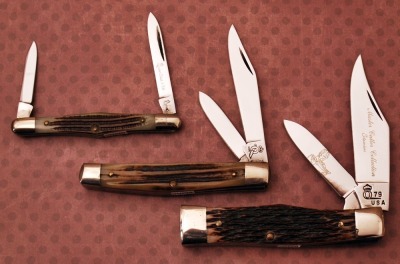 Three Queen Bone Knives